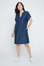 Robe Tencel Denim Bleu Renuar
