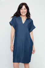 Robe Tencel Denim Bleu Renuar