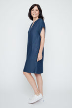 Robe Tencel Denim Bleu Renuar