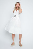 Robe Classic Blanc Lin
