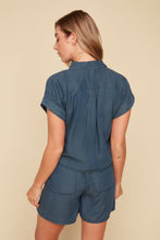 Chemise Denim Tencel Bleu Indigo