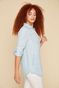 Chemise Jacket Jeans Tencel Chambray