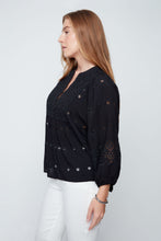 Blouse Manche 3/4 Noir