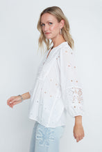 Blouse Manche 3/4 Blanche