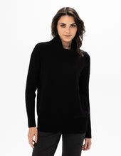 Chandail Tricot Noir Hoodie Chic Sans capuche Renuar