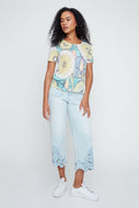 Top Jade Multi Fleuri Renuar