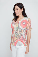 Top Corail Multi Fleurie Renuar