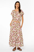 Jupe Midi Roseanne Hawain Fleur
