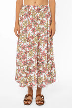 Jupe Midi Roseanne Hawain Fleur