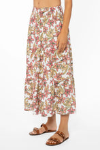 Jupe Midi Roseanne Hawain Fleur