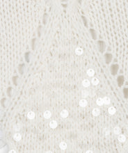 Chandail Pull à Paillette Blanc  Esqualo