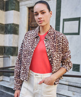 Jacket Veste Léopard Esqualo Fashion