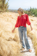 JEANS HARRIET JAMBE LARGE LILY BLEU DENIM YOGA JEANS