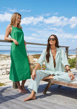 Pantalon Pierre Rayure Vert