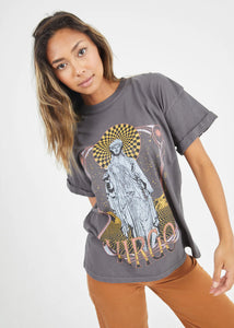 T-shirt Horoscope Noir Vierge Virgo