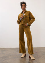 Veste Jacket boxy hi-low, brass FDJ