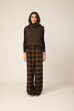Pantalon Zaho Plaid Navy de CHLO BEST SELLER