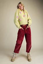 Pantalon Velours Côteles Rubis