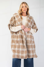 Cardigan Oversize Avec Poche Ample Camel