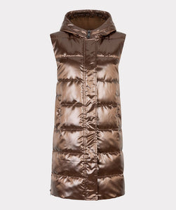 Veste Manteau Sans Manche Metallic