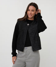 Veste Froissée Noir Esqualo