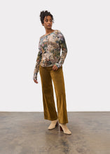 Jean Olivia jambe large, brass