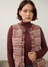 Veste longue en tweed, multi FDJ