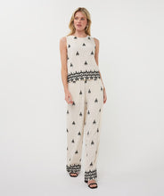 Pantalon Lin Jambe Droite Esqualo