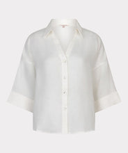 Chemisier Lin Blanc Esqualo