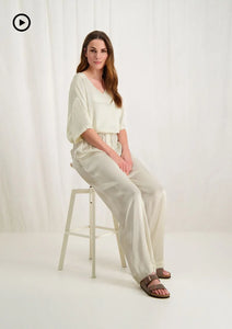 PANTALON LYNDI BLANC ANTIQUE