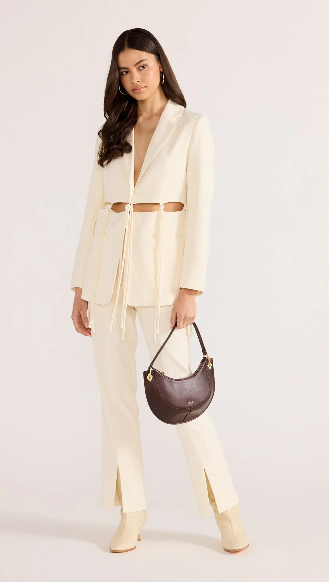 Blazer à cravate Maeve Minkpink
