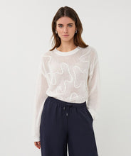 Chandail Pull à Maille Blanc Esqualo