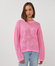 Chandail Pull à Maille Rose Esqualo