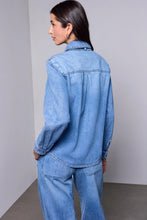 Blouse en jean BLUE THREAD à nœud papillon