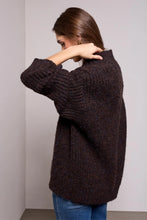Pull en maille côtelée épaisse surdimensionné BLUE THREAD Choco