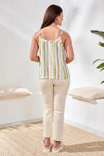 Débardeur ample tissé à boutons sur le devant