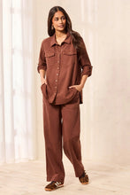Chemise en jean classique Chocolat Tribal Fashion
