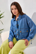 Jacket Denim Over Size Ajustable Tribal Fashion