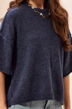 Pull léger Col Rond Denim Tribal