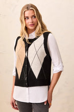Gilet sans manches Intarsia Tribal Fashion