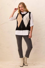Gilet sans manches Intarsia Tribal Fashion