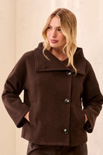 Manteau Veste Jacket Feutré Chocolat Tribal Fashion