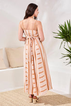 Robe Maxi  Rayure Taupe Tribal Fashion