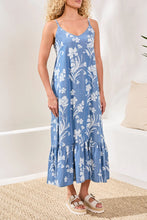 Robe Longue Ample Denim Drapé Tribal Fashion