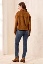 Veste Surchemise Suèdine Camel Tribal Fashion