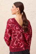 Pull Cardigan Recto Verso Rose Givré Tribal Fashion