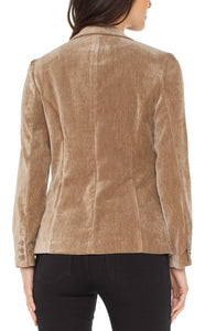 Veston Blazer Velour Kaki Harvest Liverpool