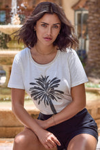 T-Shirt Blanc Palmier