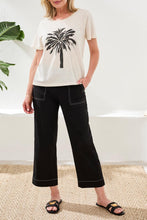 T-Shirt Blanc Palmier