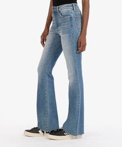 Pantalon Jeans Flare Boot Cut Ana High Rise Fab  Competent Wash